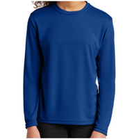 Technical Shirt, Long Sleeve - Juvenile - Royal