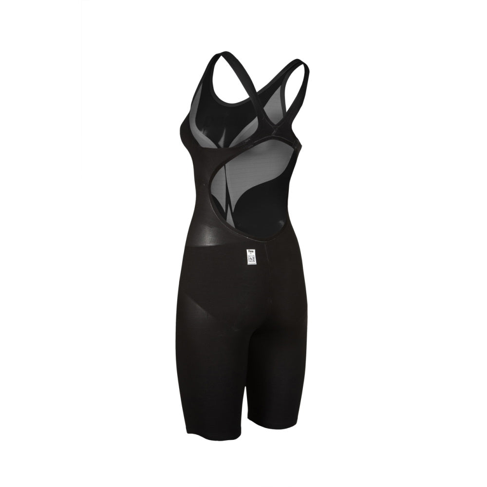 Arena Powerskin Carbon Air2 Kneeskin à dos ouvert - SKIN - Maillot Performance pour femme – Noir / Or