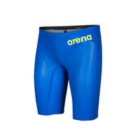 Arena PowerSkin Carbon Air2 Jammer – Men’s Performance Swimwear – Electric Blue / Fluo Yellow