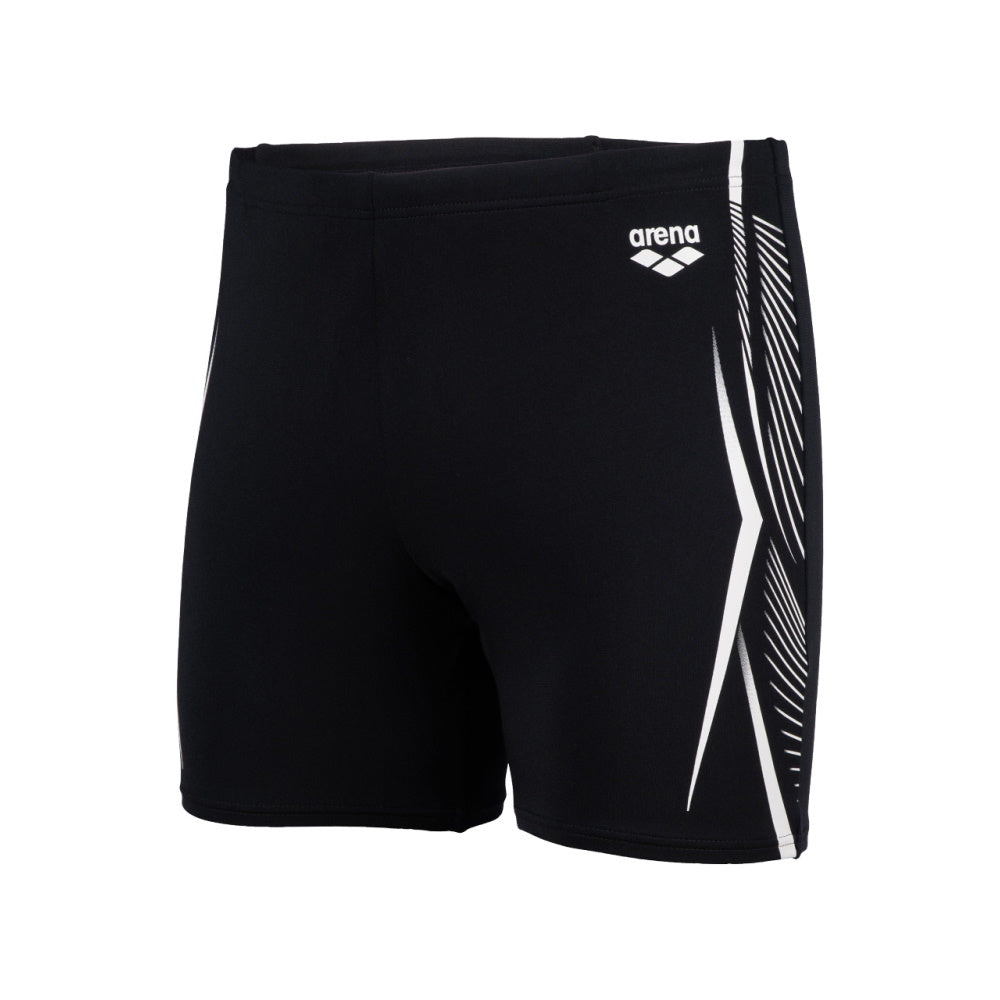 Arena FEATHER Swim - Mid-Jammer - Men's Swimwear - Black/White