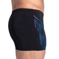 Arena REFLECTING SWIM SHORT - Square - Maillot pour hommes - Noir