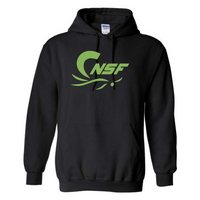 CNSF - Chandail molleton à capuchon (Kangourou/Hoodie) - Adulte - Noir