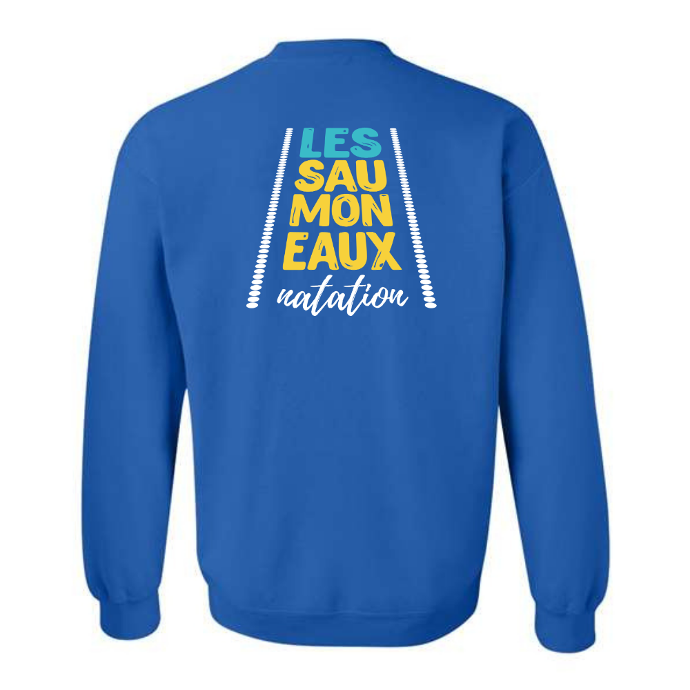 Saumoneaux - Chandail molleton (coton ouaté) - Adulte - Royal
