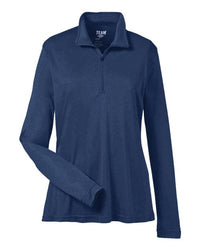 Women's Quarter Zip Performance Top - Black