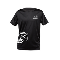 Short Sleeve Technical Sweater - Junior - Black