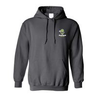 Pickleball Sainte-Julie - Chandail molleton à capuchon (Kangourou/Hoodie) - Adulte - Charbon - Version LOGO
