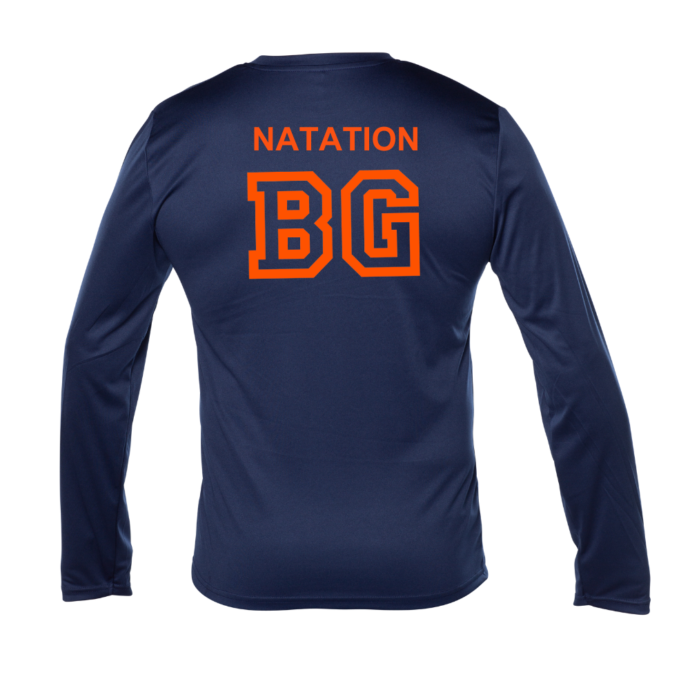 Barracudas - Chandail technique, à manches longues - Masculin - Marine