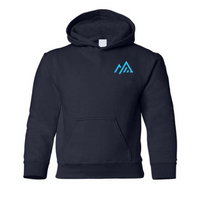 Hooded sweater, Kangaroo type - Junior - Navy