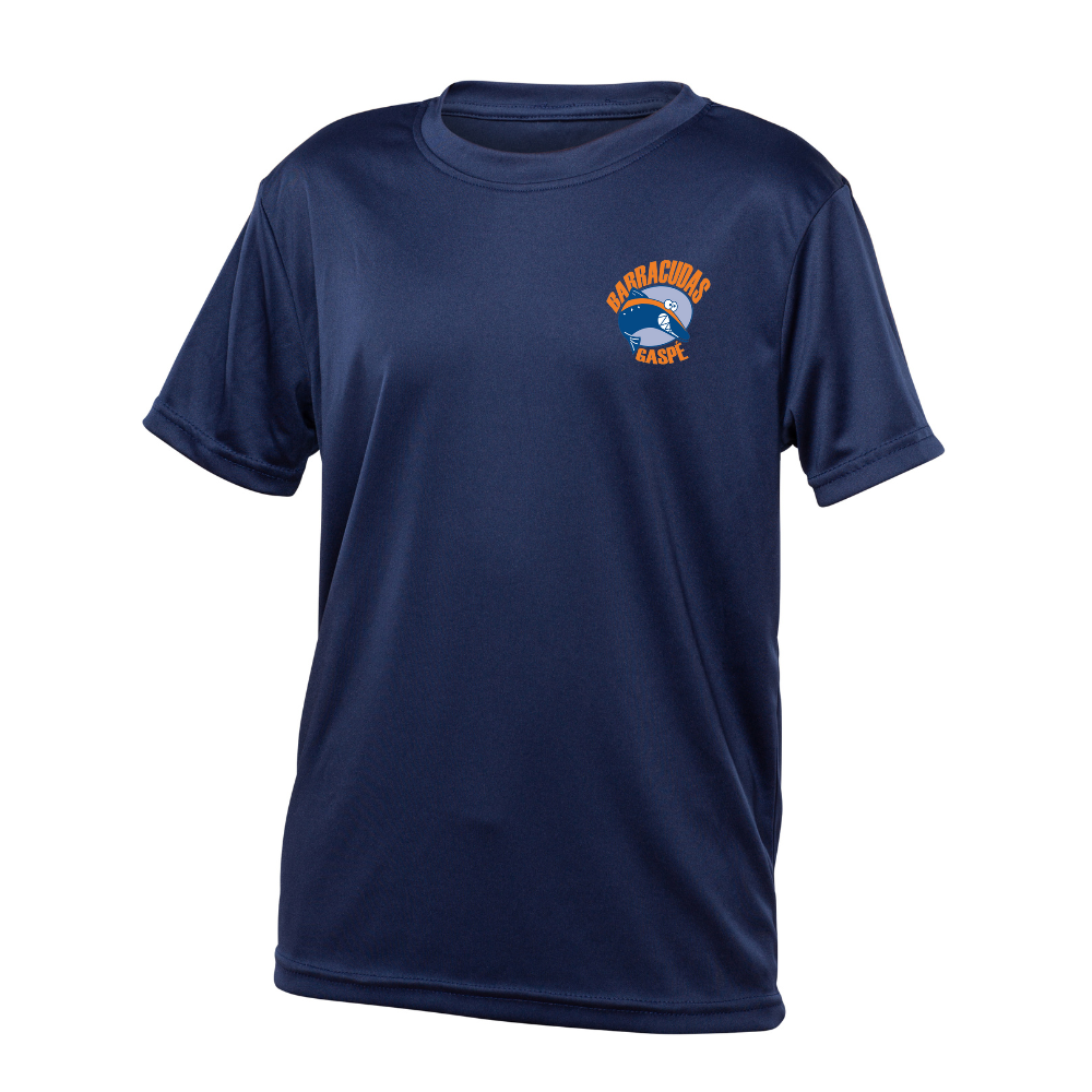 Barracudas - Chandail technique à manches courtes - Enfant - Marine