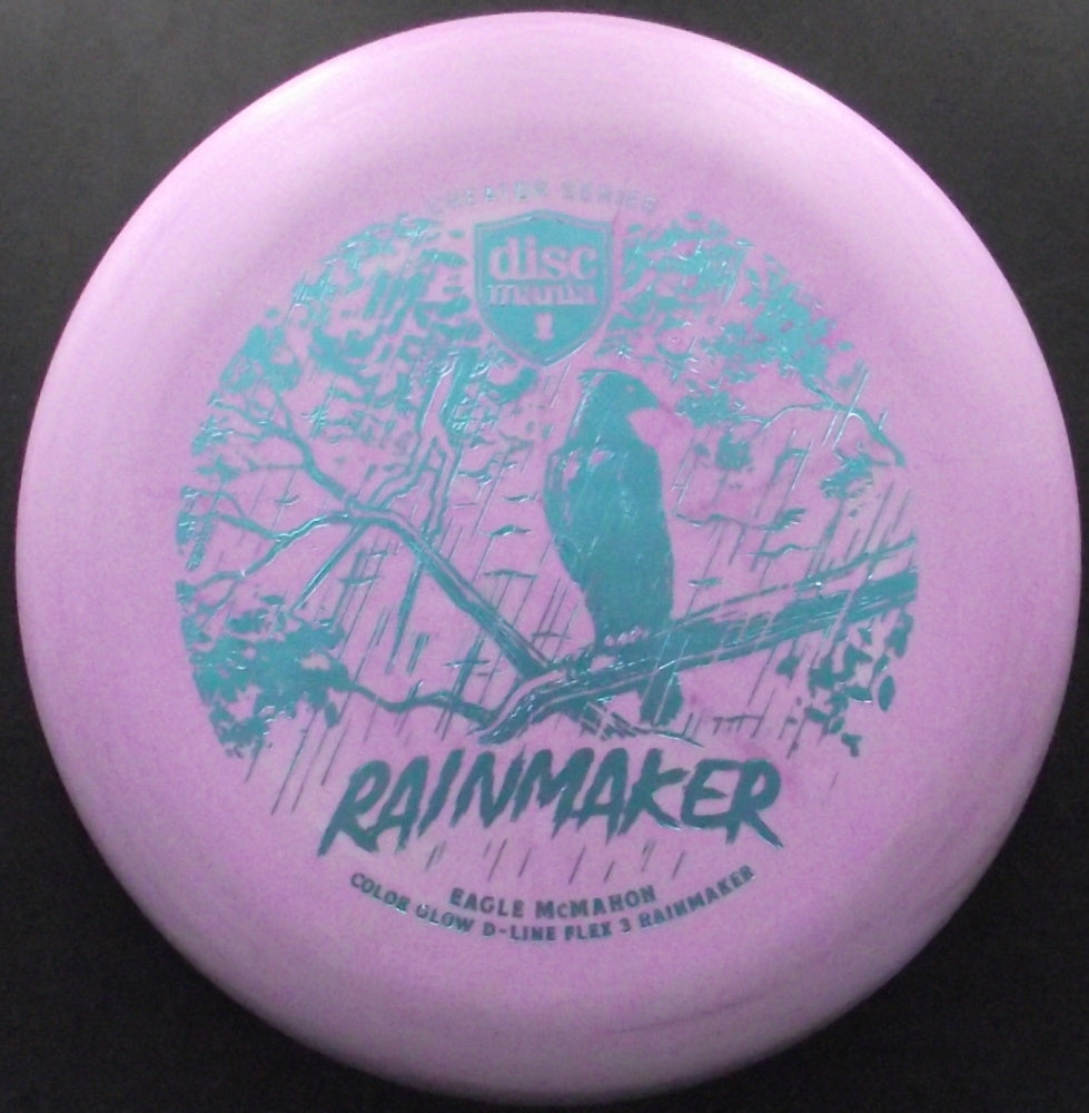 Discmania – RAINMAKER Glow D-Line Flex 3 - Eagle McMahon Creator Series - Putter Discgolf