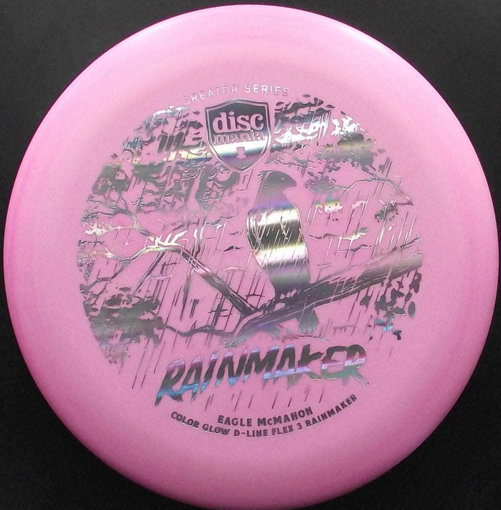 Discmania – RAINMAKER Glow D-Line Flex 3 - Eagle McMahon Creator Series - Putter Discgolf