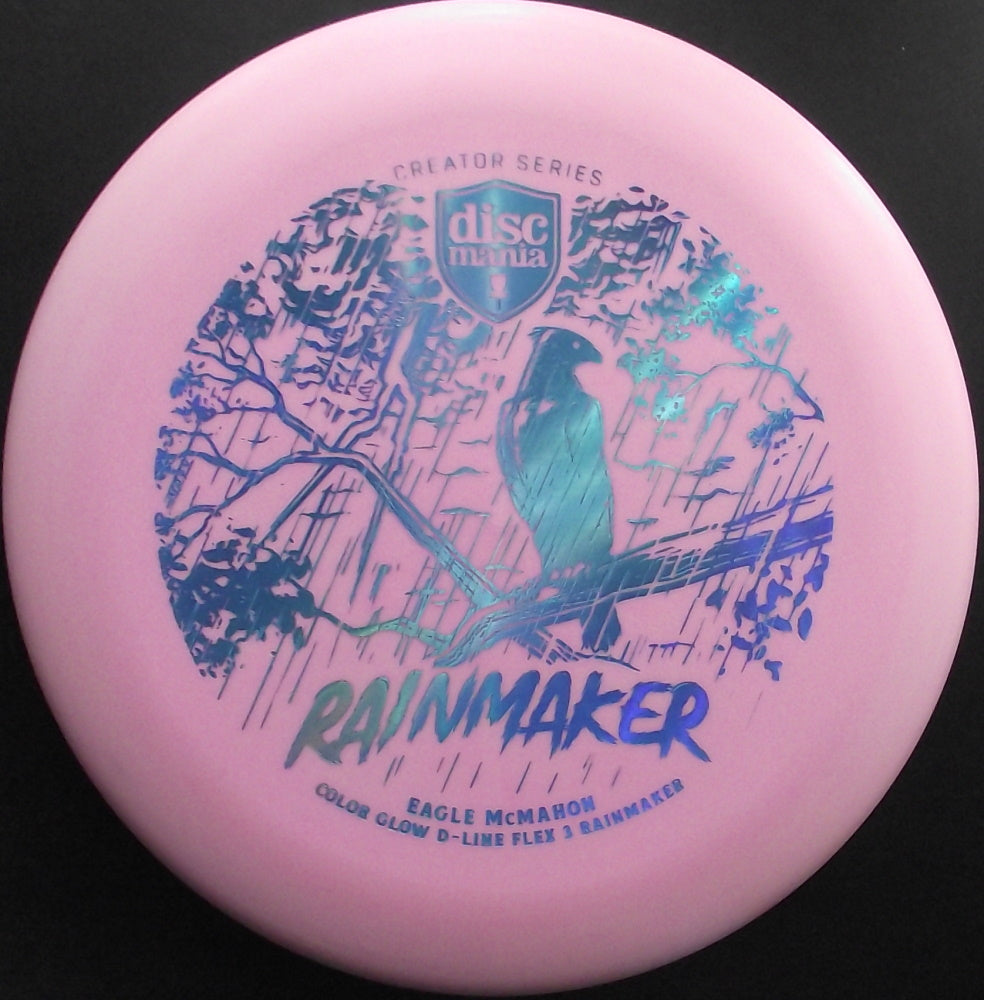 Discmania – RAINMAKER Glow D-Line Flex 3 - Eagle McMahon Creator Series - Putter Discgolf