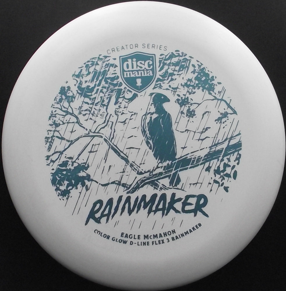 Discmania – RAINMAKER Glow D-Line Flex 3 - Eagle McMahon Creator Series - Putter Discgolf