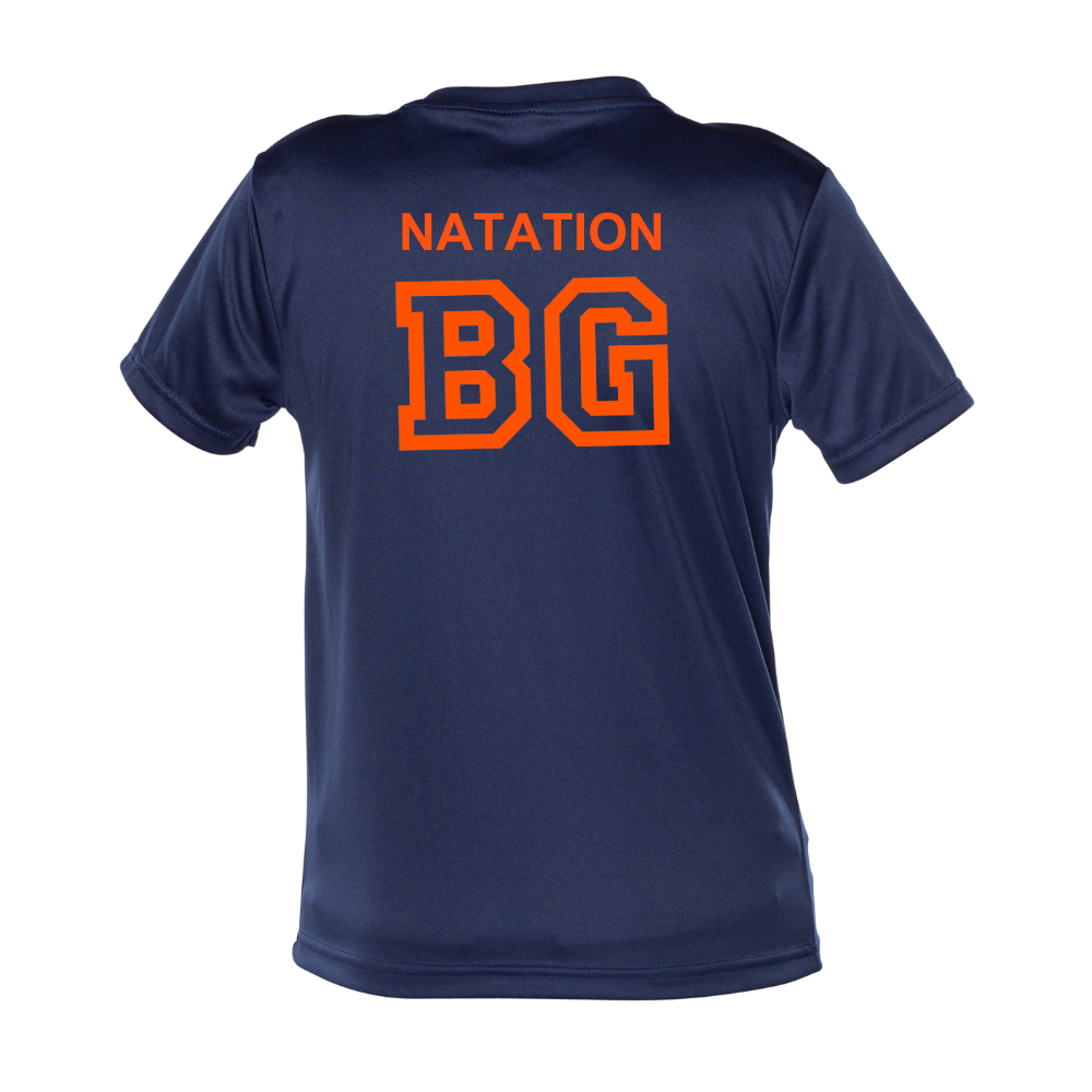 Barracudas - Chandail technique à manches courtes - Enfant - Marine