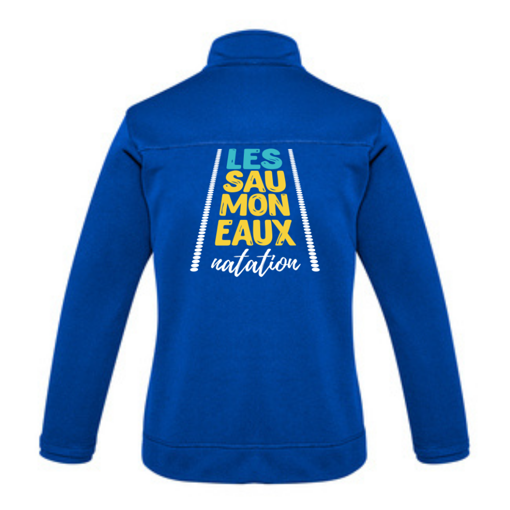 Saumoneaux - Veste sportive avec fermeture éclair - Coupe féminine - Royal