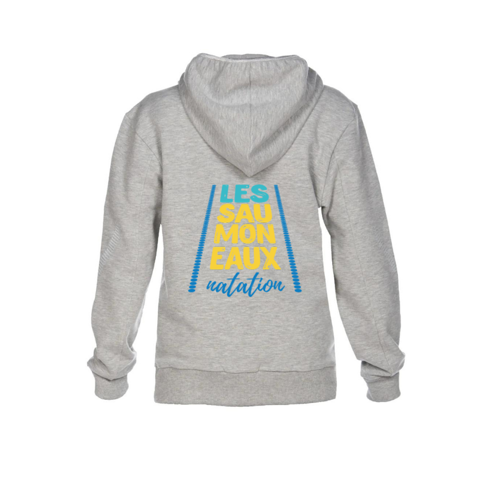Saumoneaux - Arena - Chandail JUVÉNILE à capuchon - Type Hoodie - Gris