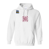Nixines - SE - Chandail molleton à capuchon (Kangourou/Hoodie) - Adulte - Blanc - Sports-Études