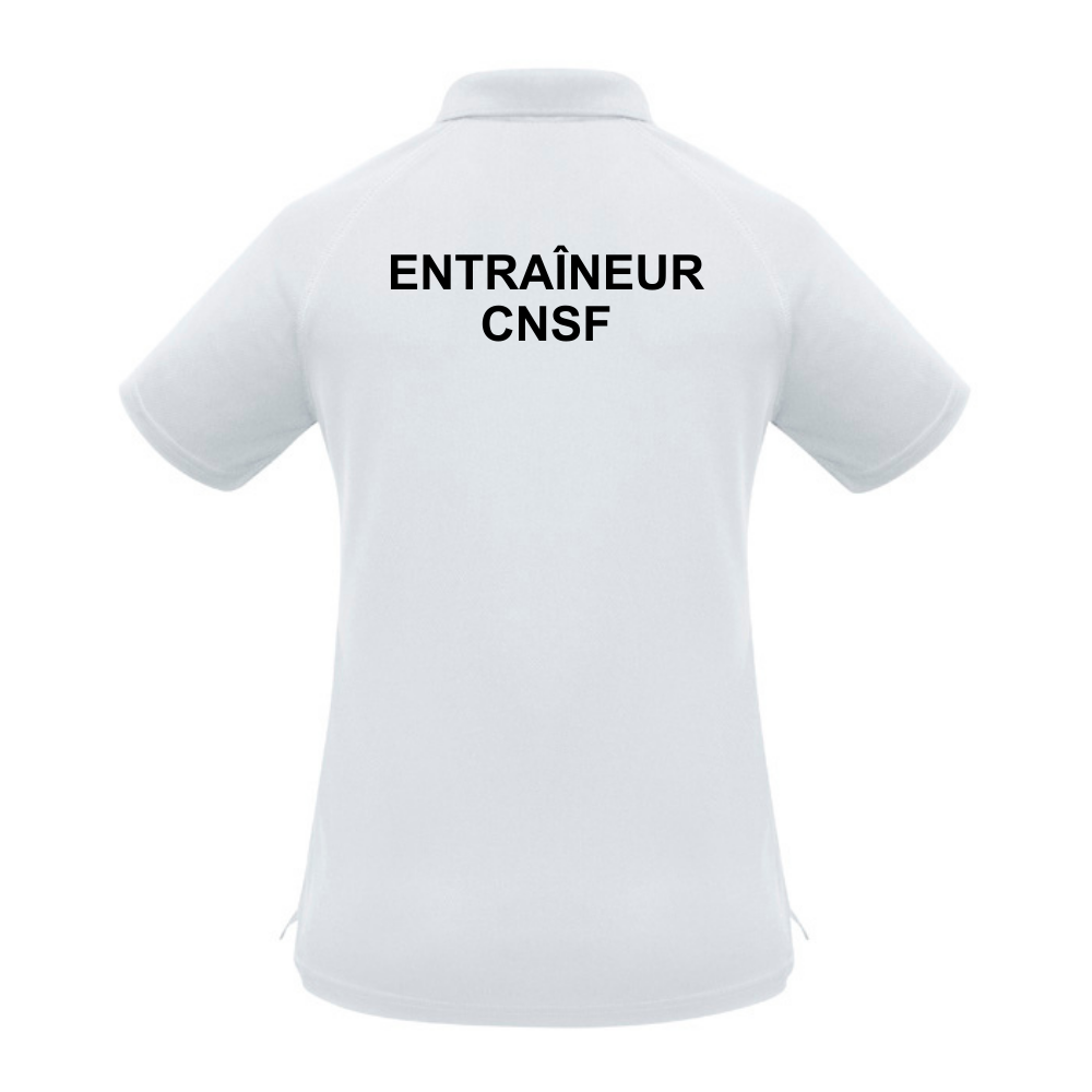 CNSF - Polo - Féminin - Entraîneur - Blanc