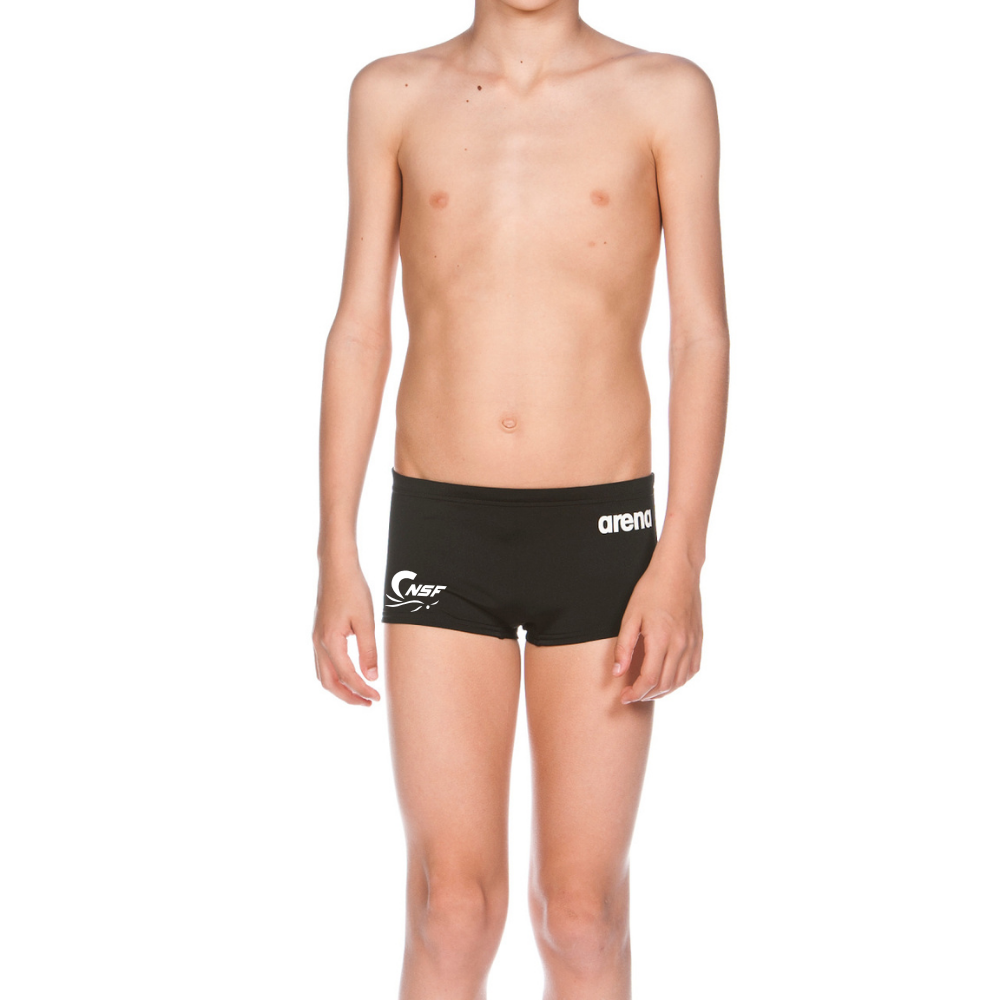 CNSF - Arena SWIM SHORT (squared) - Maillot de bain pour garçons - Noir
