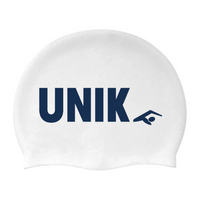 UNIK - Casque de bain officiel en silicone - Blanc
