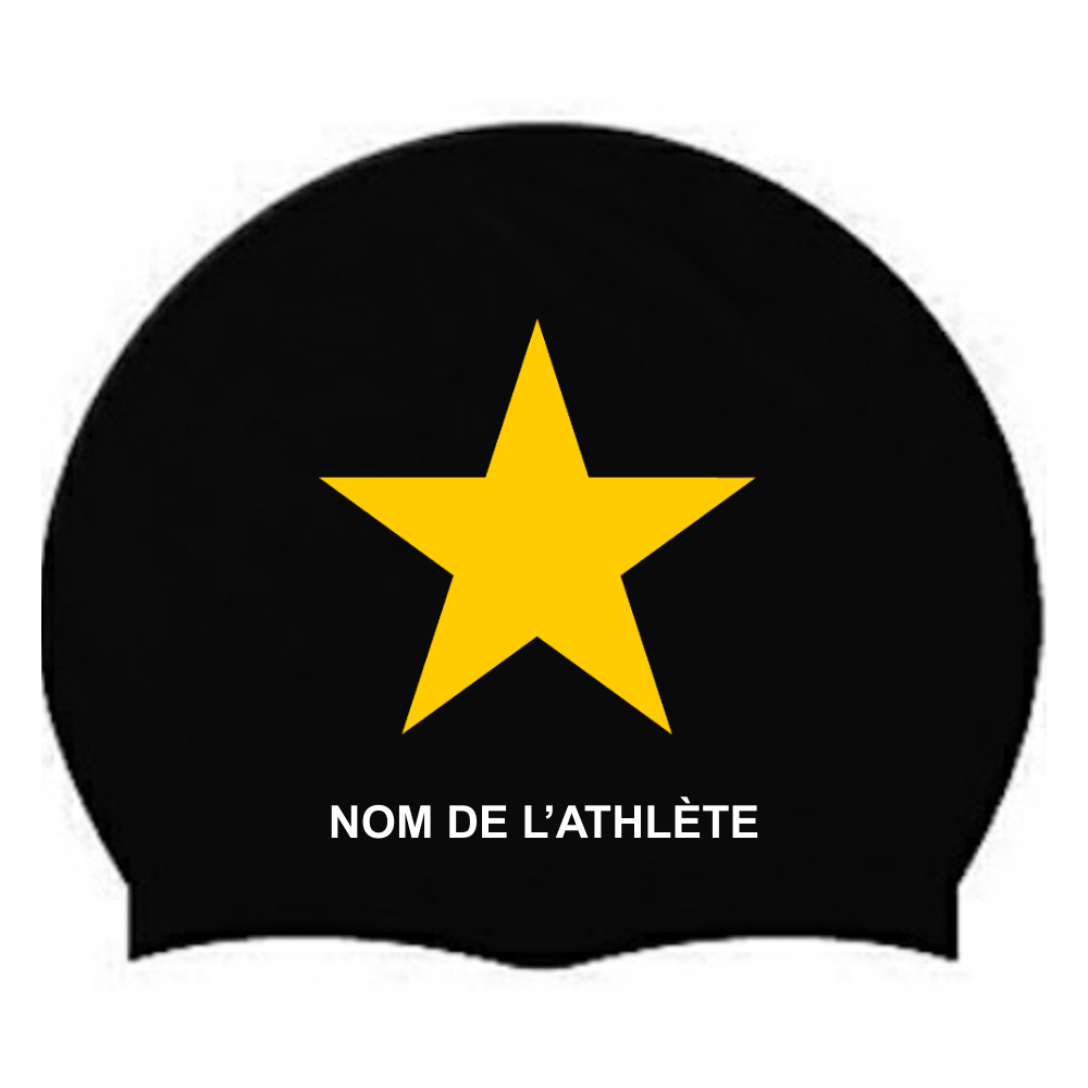 Otaries - Custom Silicone Swim Caps - Black