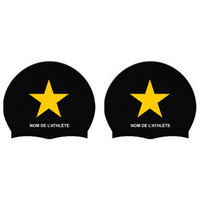 Otaries - Casques de bain en silicone personnalisés - Noir