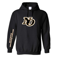 Karaté Doken-Kai - Chandail molleton à capuchon (Kangourou/Hoodie) - Adulte - Noir
