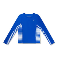 Speedo - JR Long Sleeve Rashguard - Blue