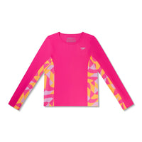Speedo - JR Long Sleeve Rashguard - Pink