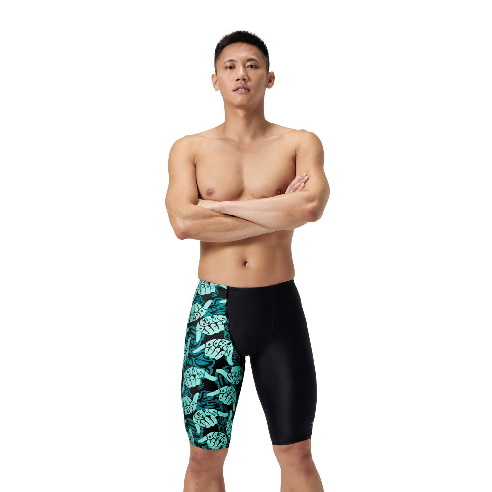 Speedo ECO PRINTED Jammer ProLT - Maillot pour hommes - SHAKA - ANTHRACITE