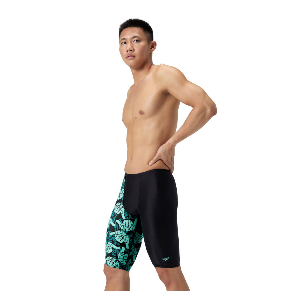 Speedo ECO PRINTED Jammer ProLT - Maillot pour hommes - SHAKA - ANTHRACITE