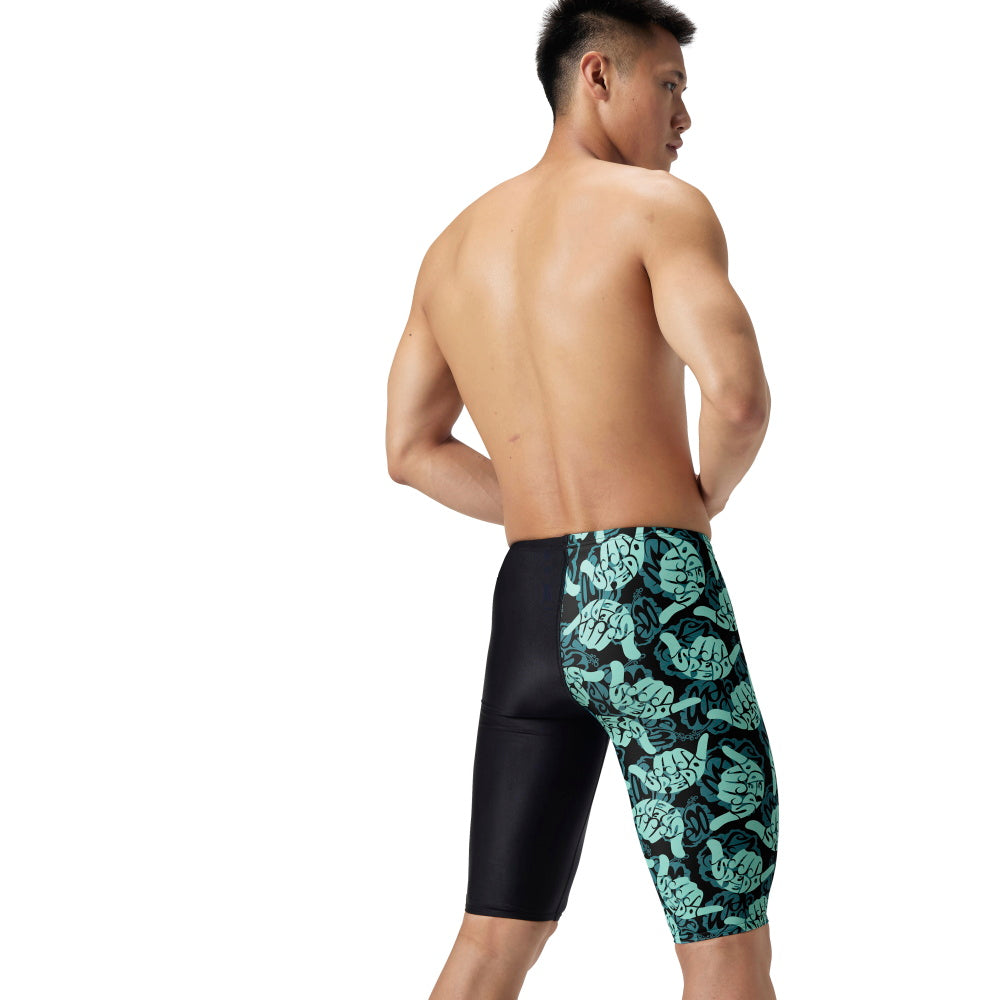 Speedo ECO PRINTED Jammer ProLT - Maillot pour hommes - SHAKA - ANTHRACITE
