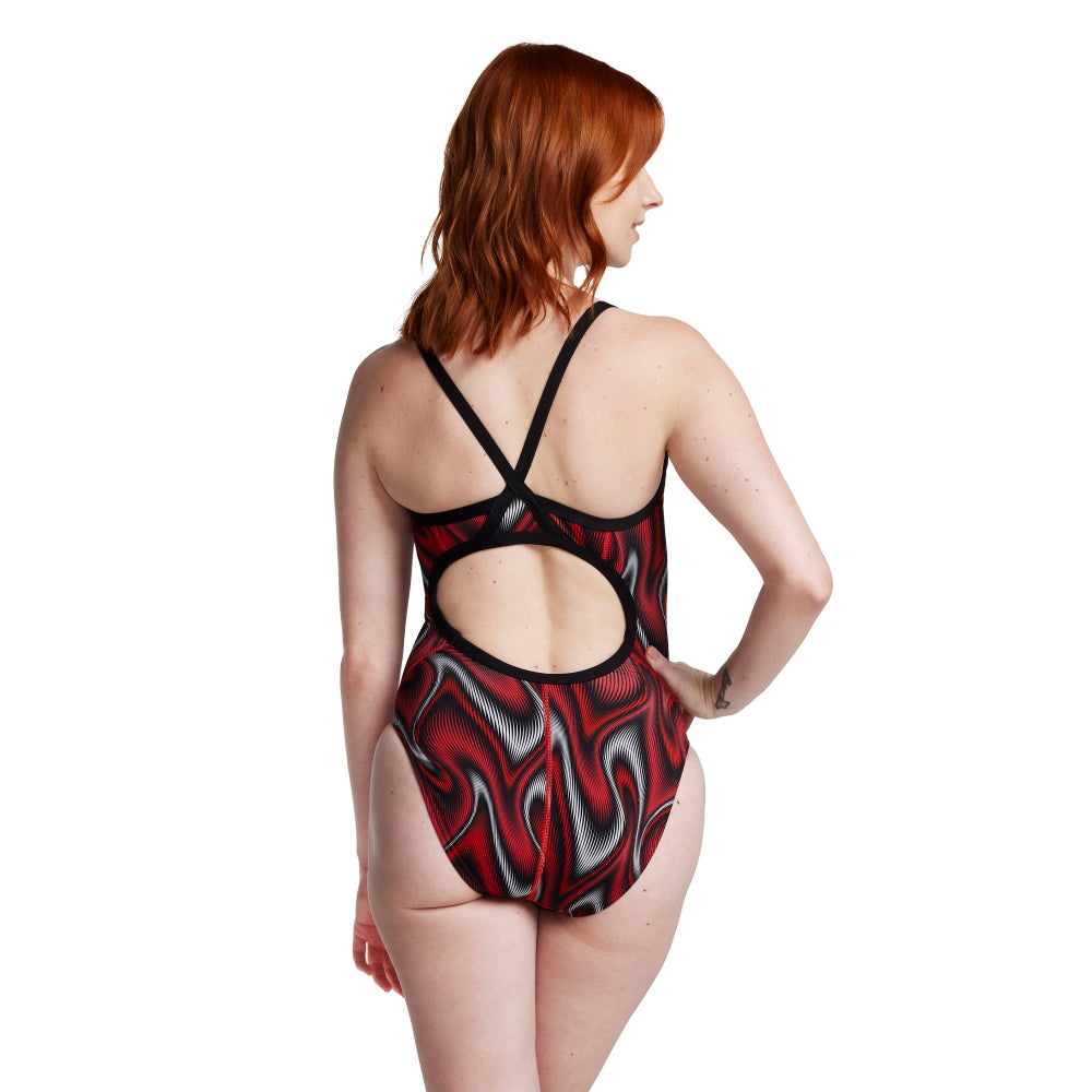 Speedo PURPOSE FLYBACK Endurance+ - Women's Training Swimwear - TEAM RED