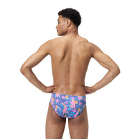 Speedo ONE BRIEF PRINTED - Brief Endurance - Maillot de bain pour hommes imprimé - PARROT PARTY HAPUNA BLUE