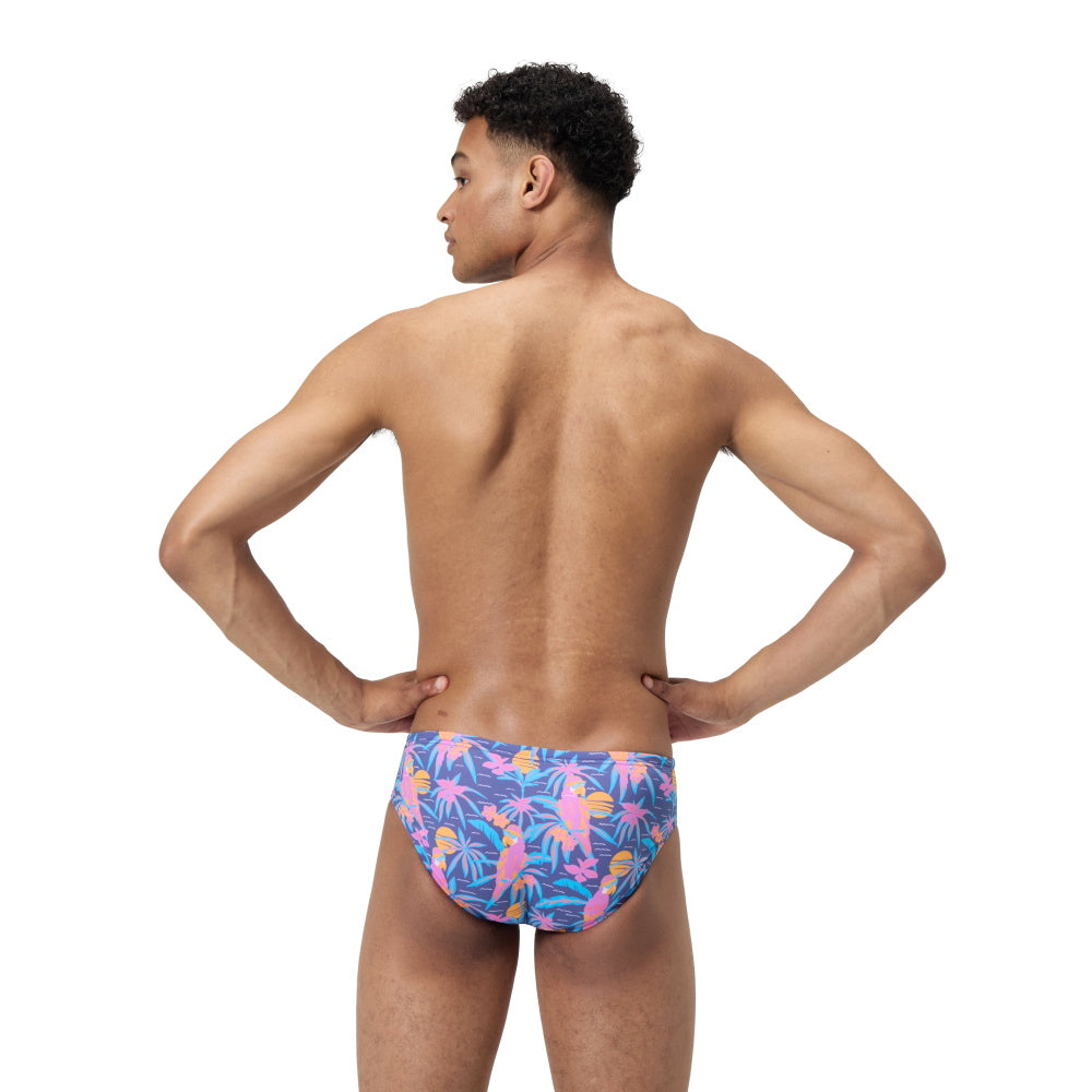 Speedo ONE BRIEF PRINTED - Brief Endurance - Maillot de bain pour hommes imprimé - PARROT PARTY HAPUNA BLUE