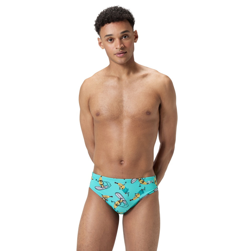 Speedo ONE BRIEF PRINTED - Brief Endurance Printed - Men's Training Swimwear - FUN BUNCH ARTIC GLASS