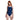 Speedo PRECISION STRAPPY CROSS BACK Endurance+ - Women's Training Swimwear - TEAM ROYAL BLUE