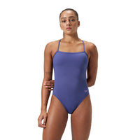 Speedo V-BACK Endurance - Solid - Maillot d’entraînement pour femmes - HAPUNA BLUE