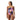Speedo WEB BACK Endurance - PRINTED - Women's Training Swimwear - MAKAHA PALMS / RED GINGER