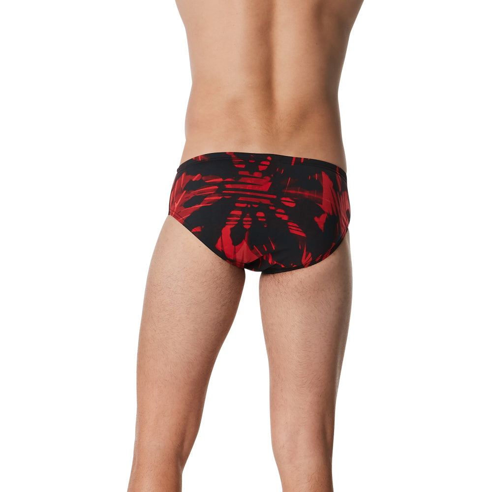 Speedo Brief REFLECTED Endurance+ - Printed Men's Training Swimwear - SPEEDO RED