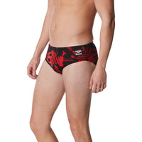 Speedo Brief REFLECTED Endurance+ - Maillot de bain imprimé pour hommes - SPEEDO RED