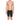 a young boy with no shirt wearing a pair of shorts