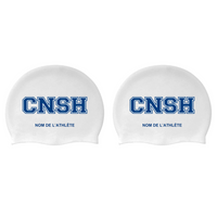 CNSH - Casques de bain en silicone personnalisés - Blanc
