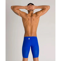 Arena PowerSkin Carbon Air2 Jammer – Men’s Performance Swimwear – Electric Blue / Fluo Yellow