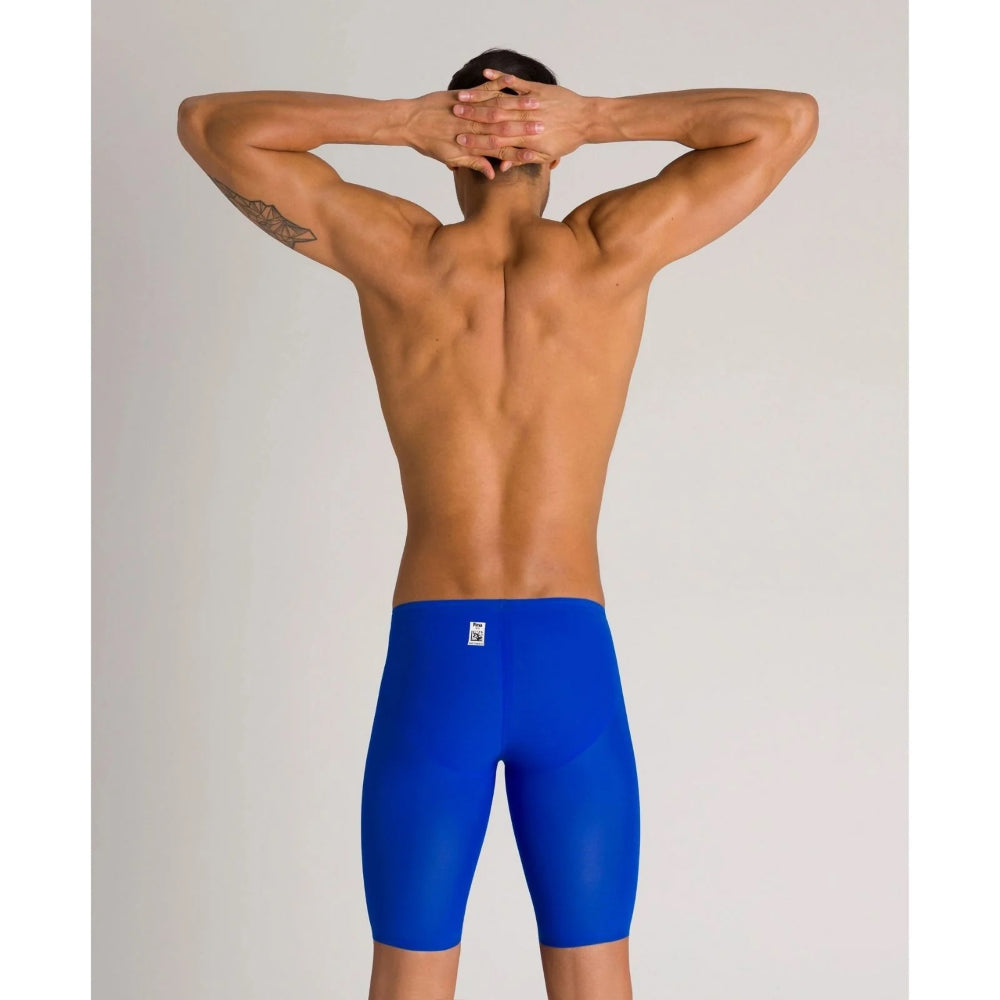 Arena PowerSkin Carbon Air2 Jammer – Men’s Performance Swimwear – Electric Blue / Fluo Yellow