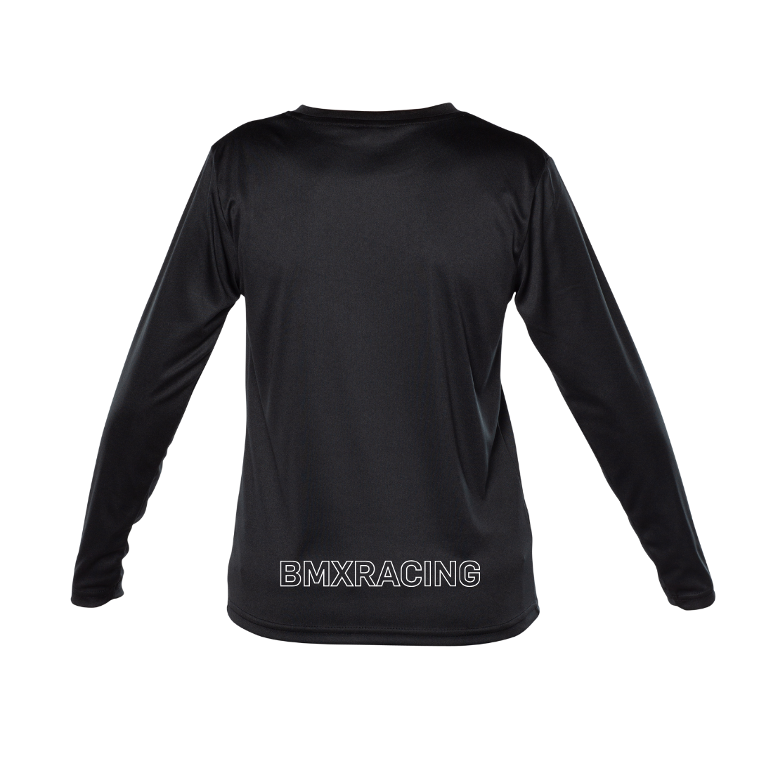 BMX Haut-Richelieu - Chandail technique, à manches longues - Juvénile - Noir