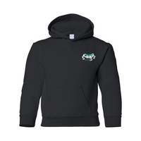 CARO - Chandail molleton à capuchon (Kangourou/Hoodie) - Noir - Juvénile