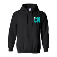 Capitale Natation - Chandail molleton à capuchon (Kangourou/Hoodie) Noir - Adulte