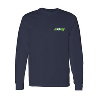 Cotton Long Sleeve Tee - Men's - Navy