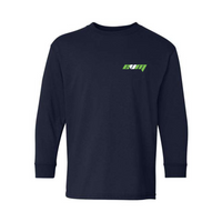 Cotton Long Sleeve Tee - Juvenile - Navy